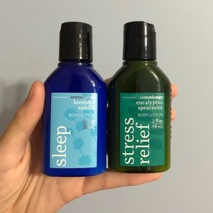 Bundle of 2 Bath&Body Works Aromatherapy lotions